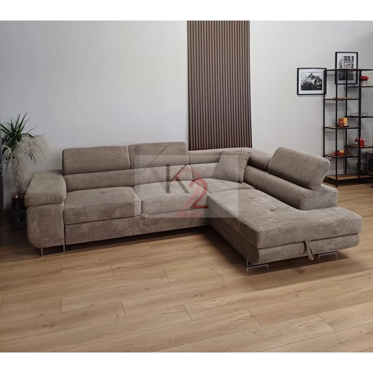 Narożnik Alex 280x205 — widok z boku