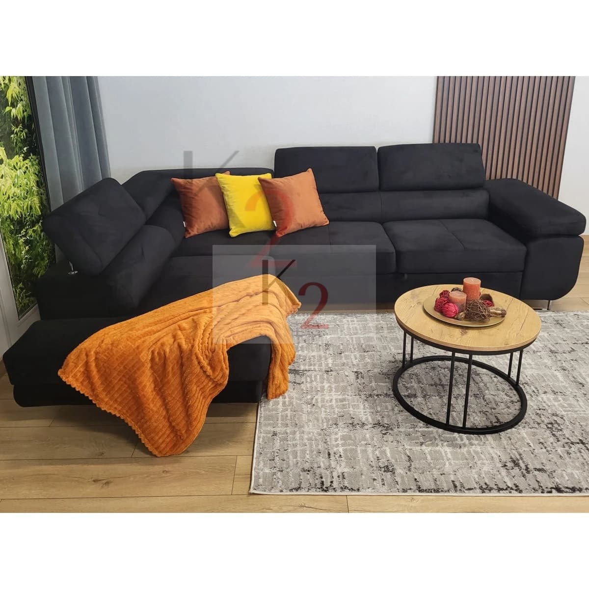 Narożnik Oslo 296x200 — widok z boku
