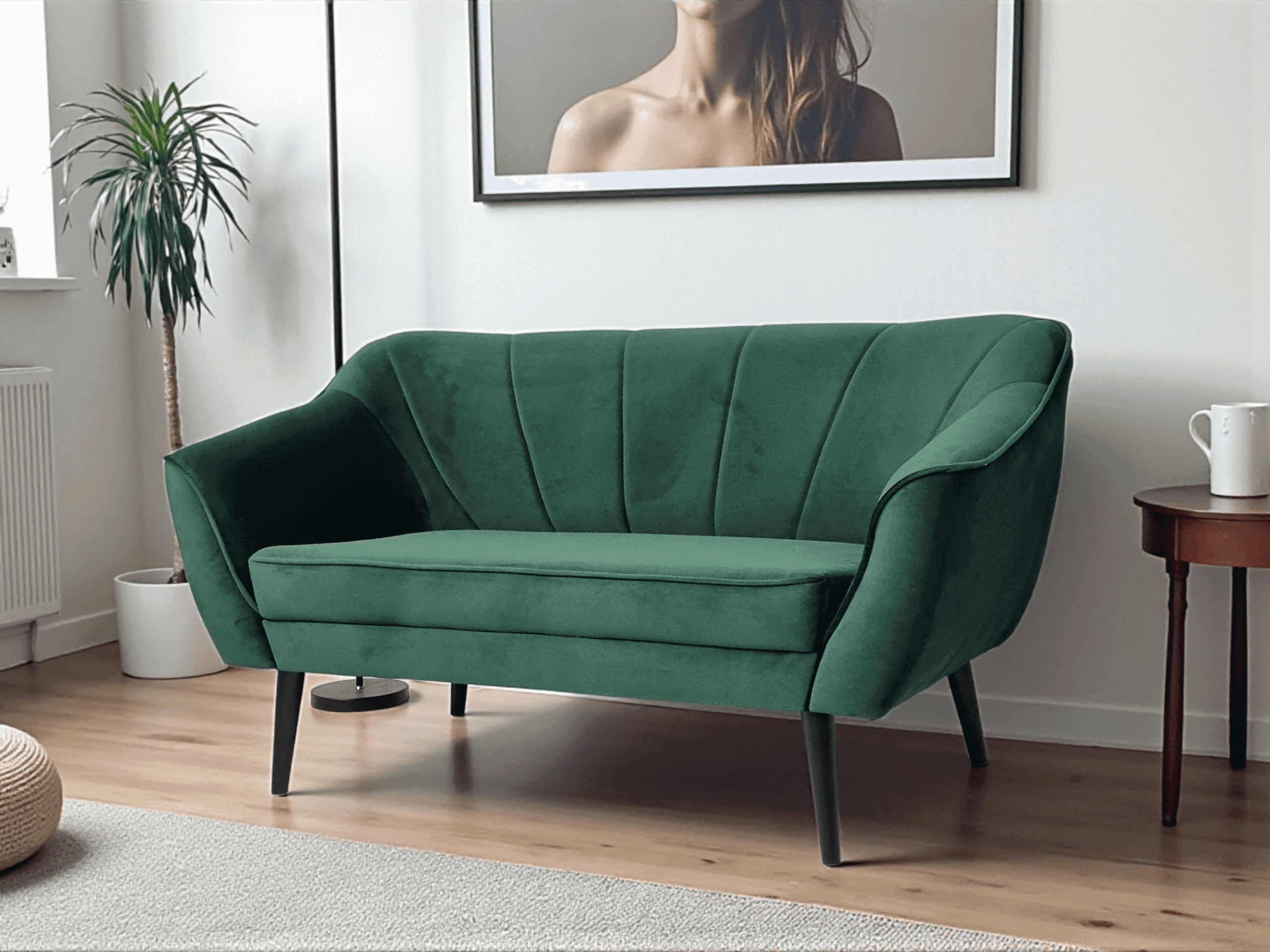 Scandi. Sofa Ii osobowa w stylu skandynwaskim