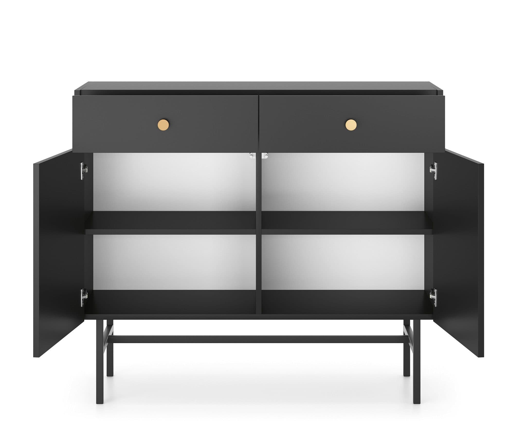 Diva czarna komoda 2D2SZ