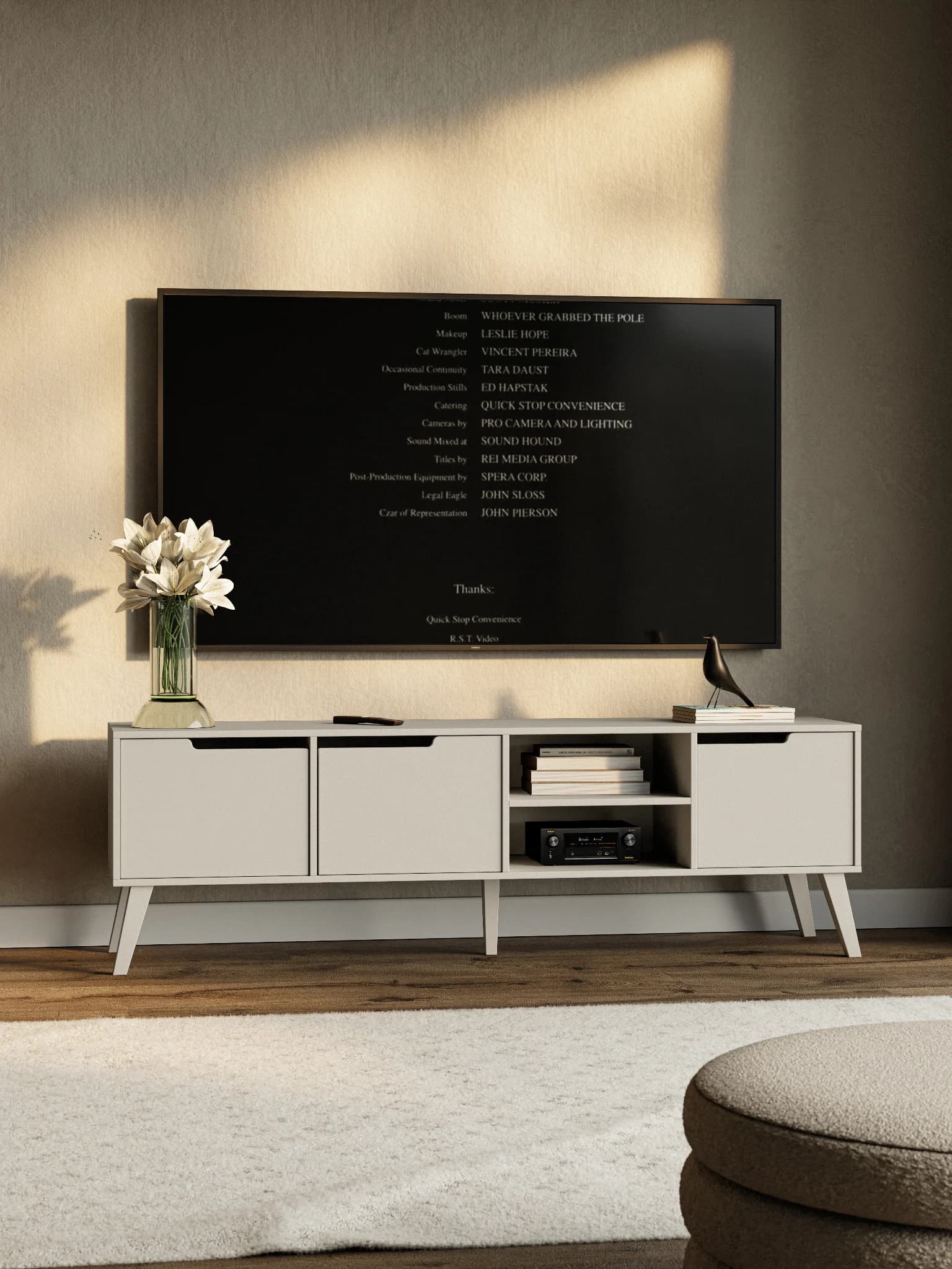 Szafka RTV Nordelo 3D – 180 cm