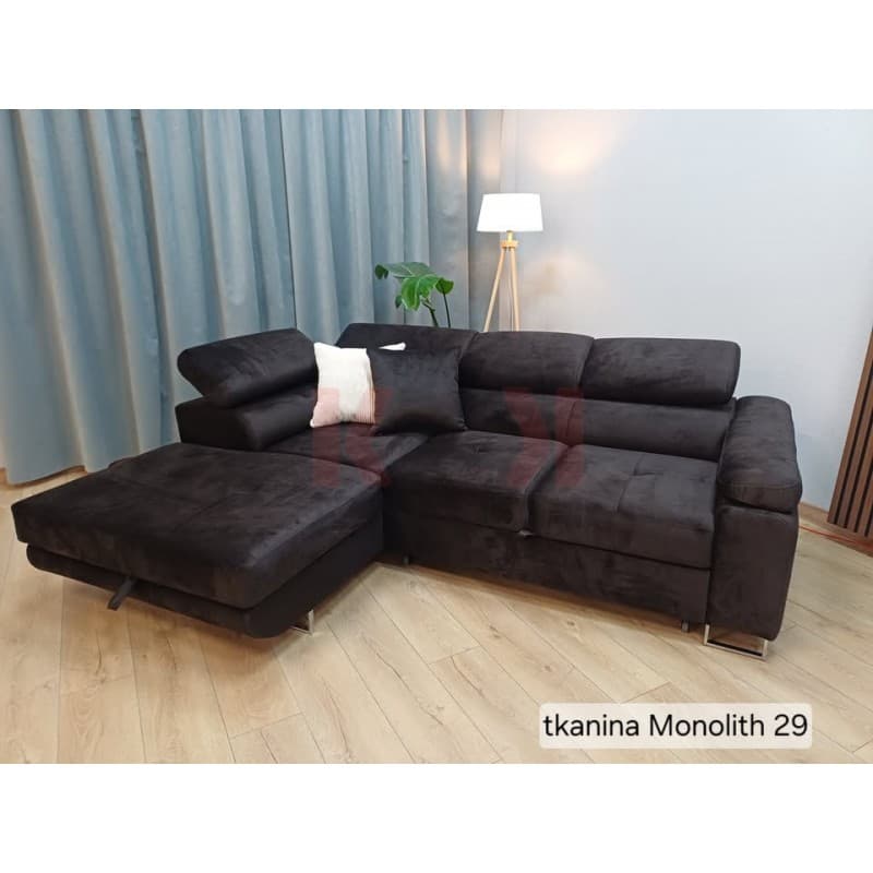 Narożnik Aston mini bis lewy 235x170 cm tkanina monolith 29-od ręki
