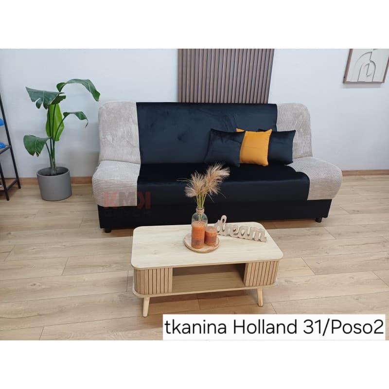Wersalka 194x95 Kanapa rozkładana do salonu z pojemnikiem Filip od ręki