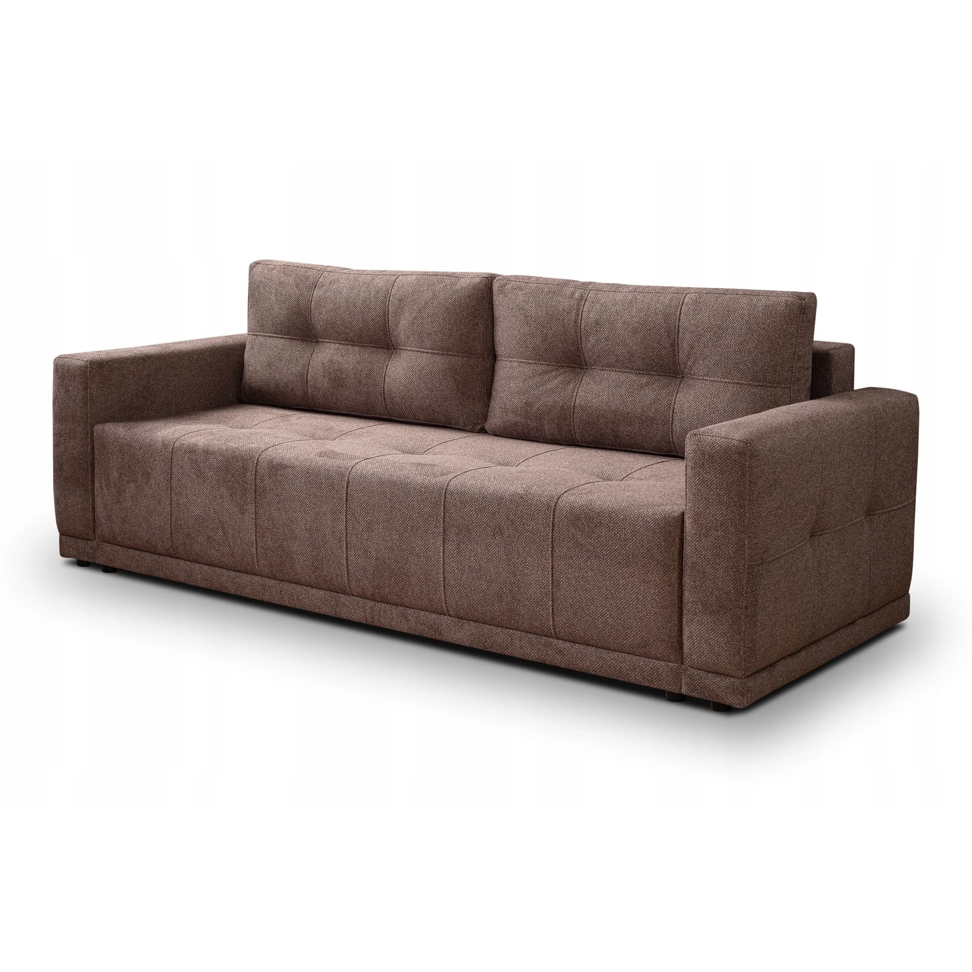 Sofa kanapa LUSSO rozkładana z funkcją spania czarna